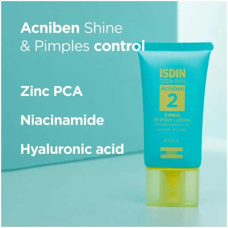 Isdin Acniben Shine & Pimples Control Gel for Acne-Prone Skin 40mL