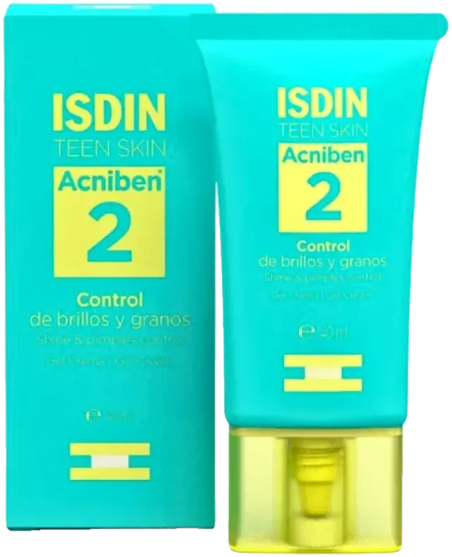 Isdin Acniben Shine & Pimples Control Gel for Acne-Prone Skin 40mL pack