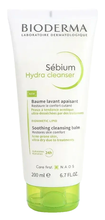 Bioderma Sebium Hydra Soothing Moisturising Cleanser 200mL pack