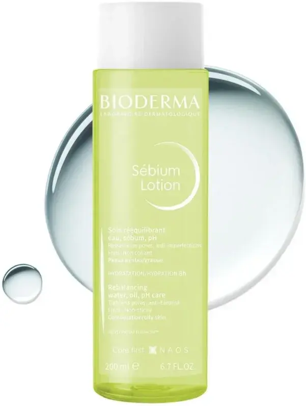 Bioderma Sebium Toning Matifying Pore-Minimising Lotion 200mL pack
