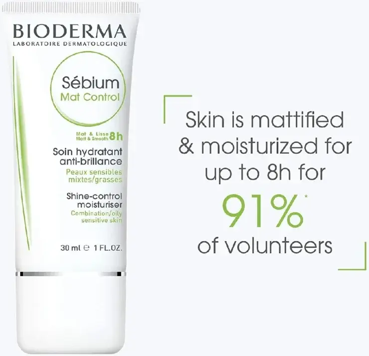 Bioderma Sebium Mat Control Pore-Minimising Mattifying Cream 30mL