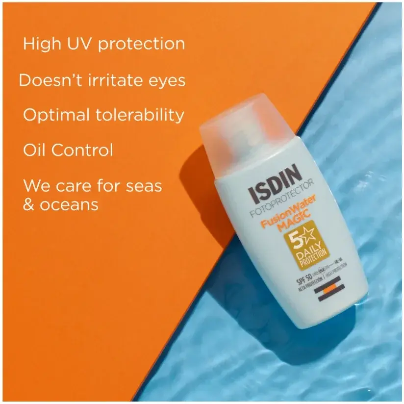 Isdin Fotoprotector Fusion Water Magic SPF50+ Facial Sunscreen 50mL