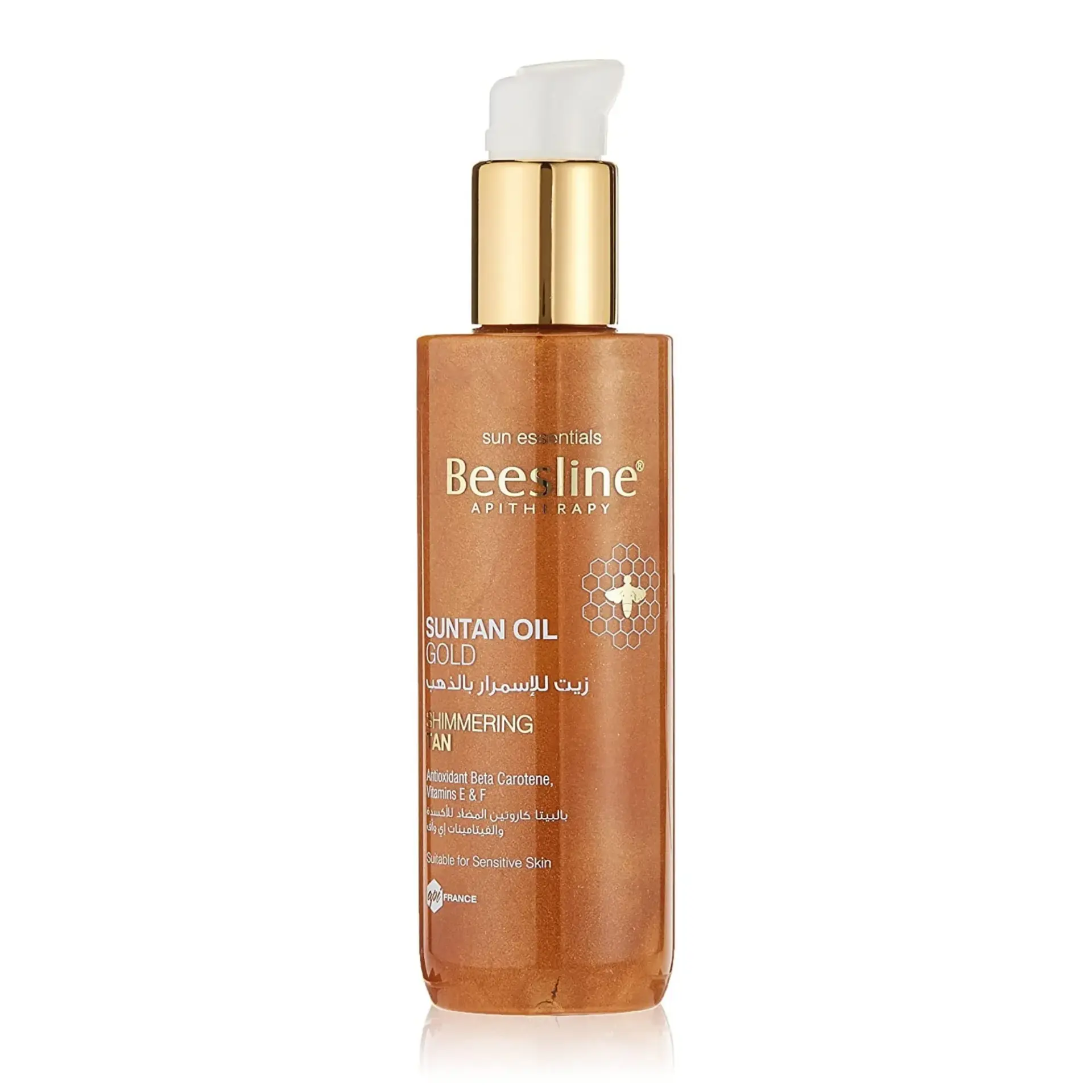 Beesline Gold Sun Tan Oil Deep Tanning Body Oil 200ml pack