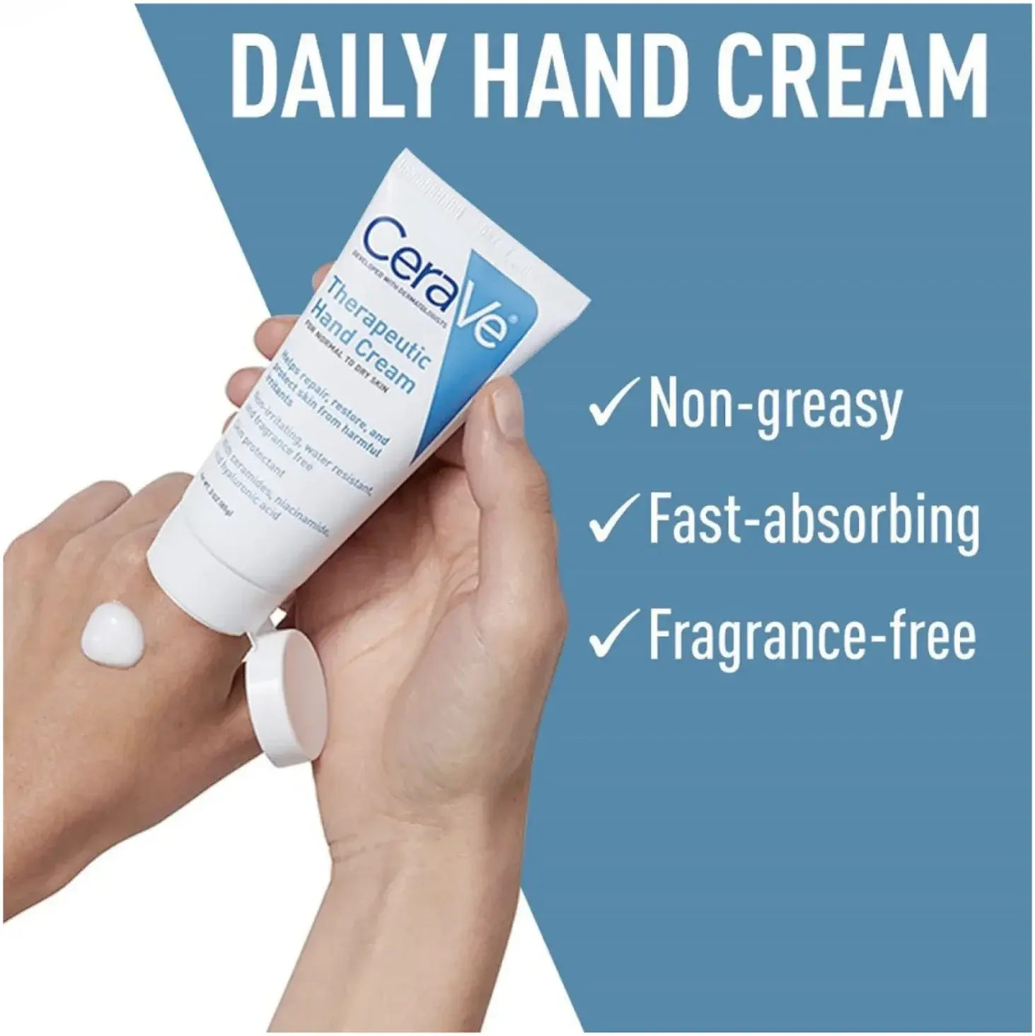 CeraVe Reparative Moisturising Hand Cream for Dry Skin 50ml