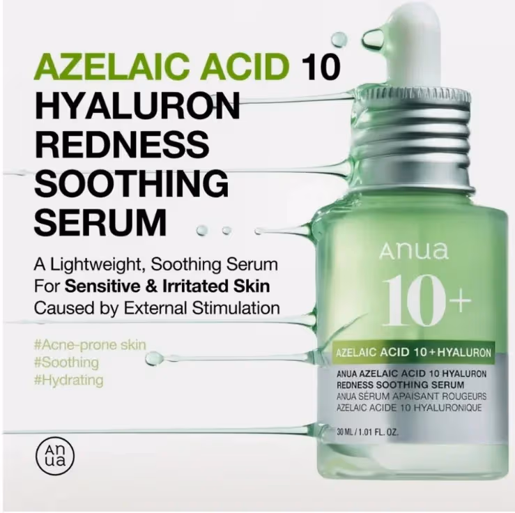 Anua 10+ Azelaic Acid 10+Hyaluron Serum 30mL