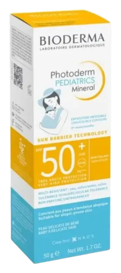 Bioderma Photoderm Pediatric Mineral SPF 50+ 50G pack