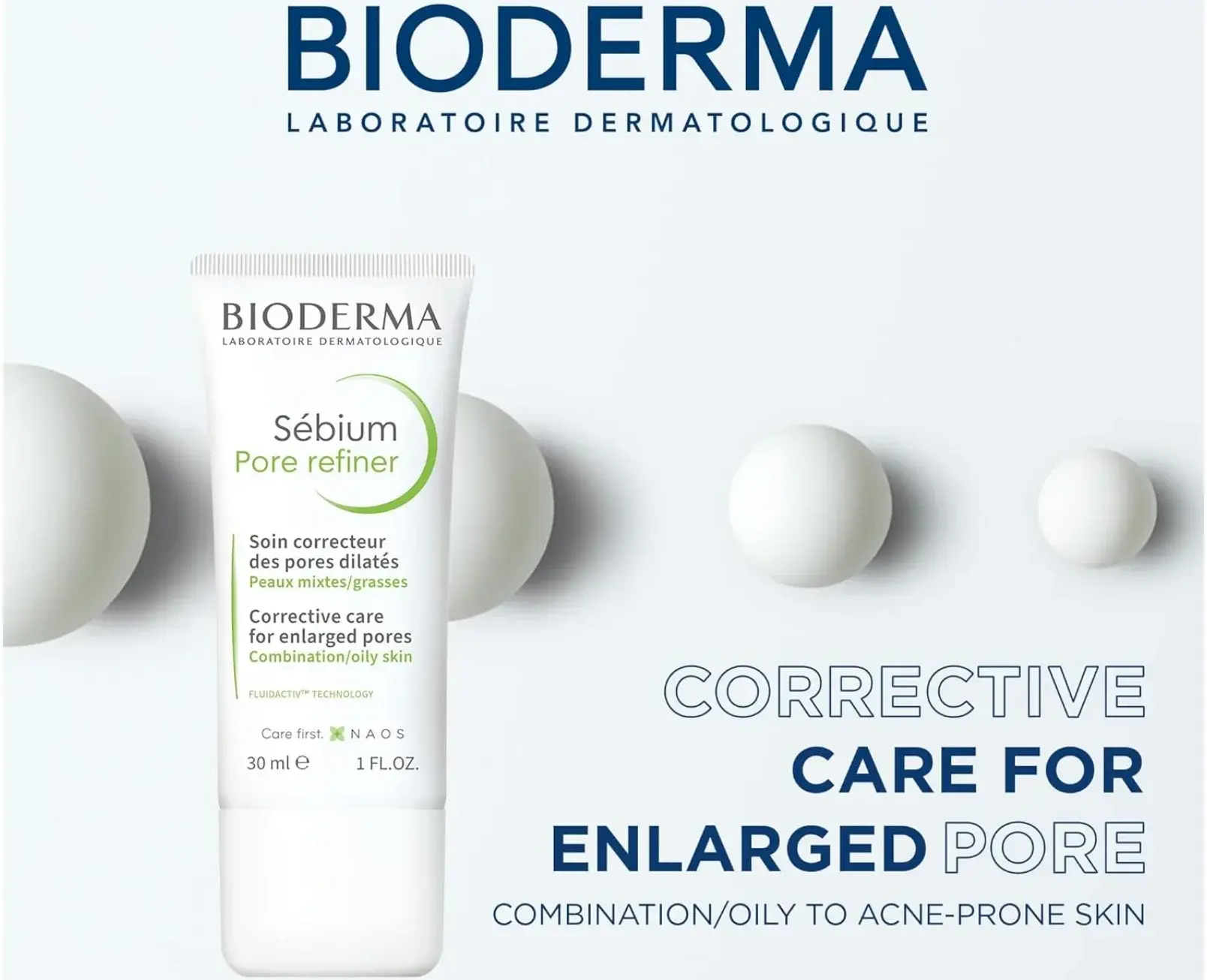 Bioderma Sebium Pore Refiner Corrective Care for Enlarged Pores 30ml