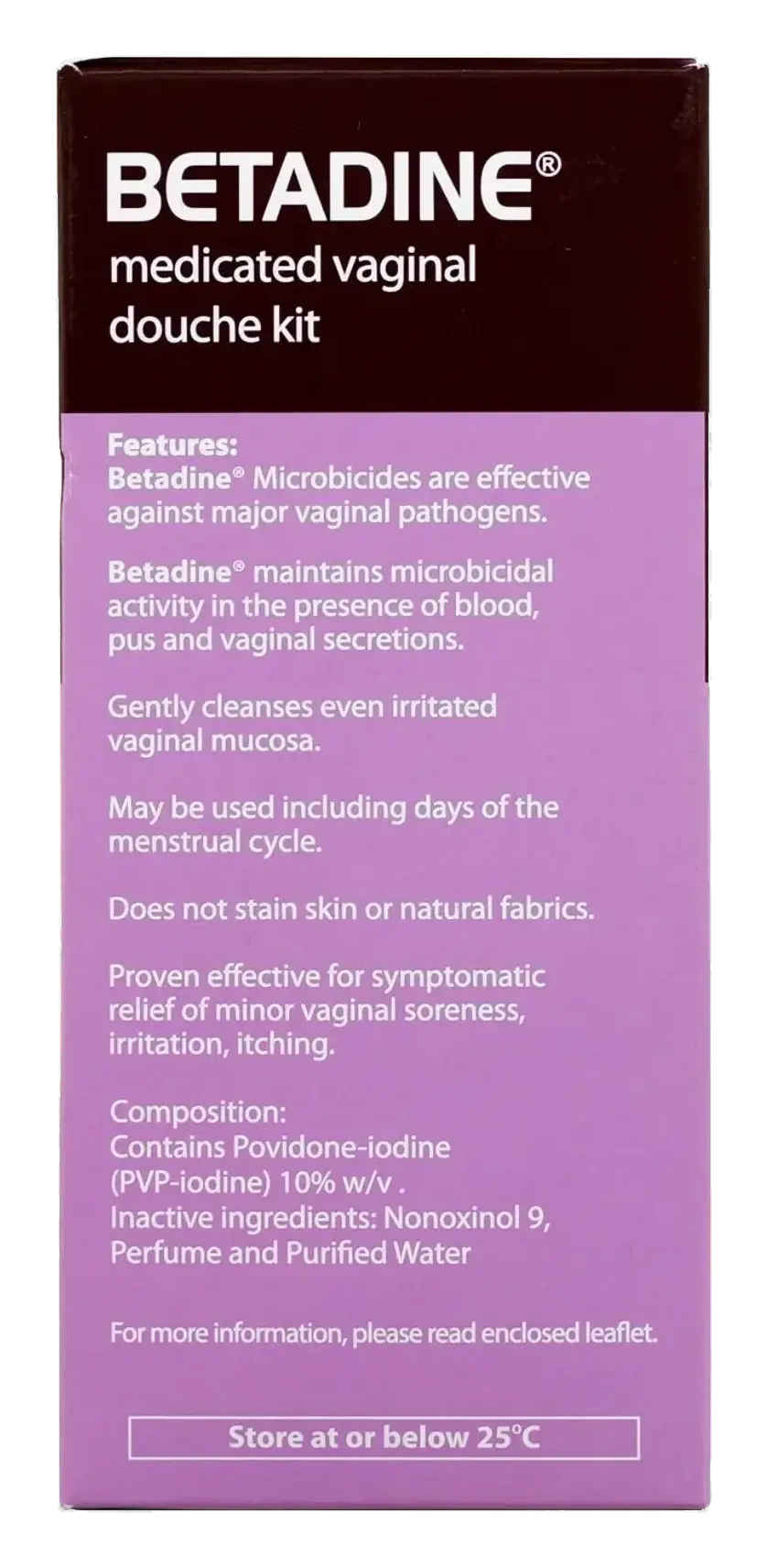 Betadine Povidone-Iodine Vaginal Infection Treatment Kit 250ml