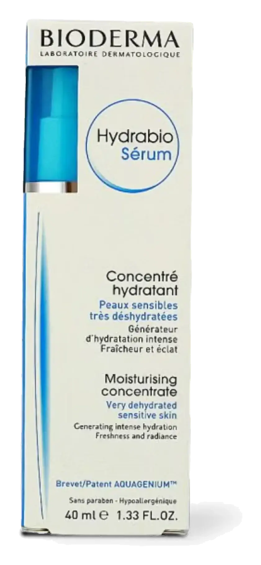 Bioderma Hydrabio Hyaluron-Rich Intense Hydrating Face Serum 40ml pack