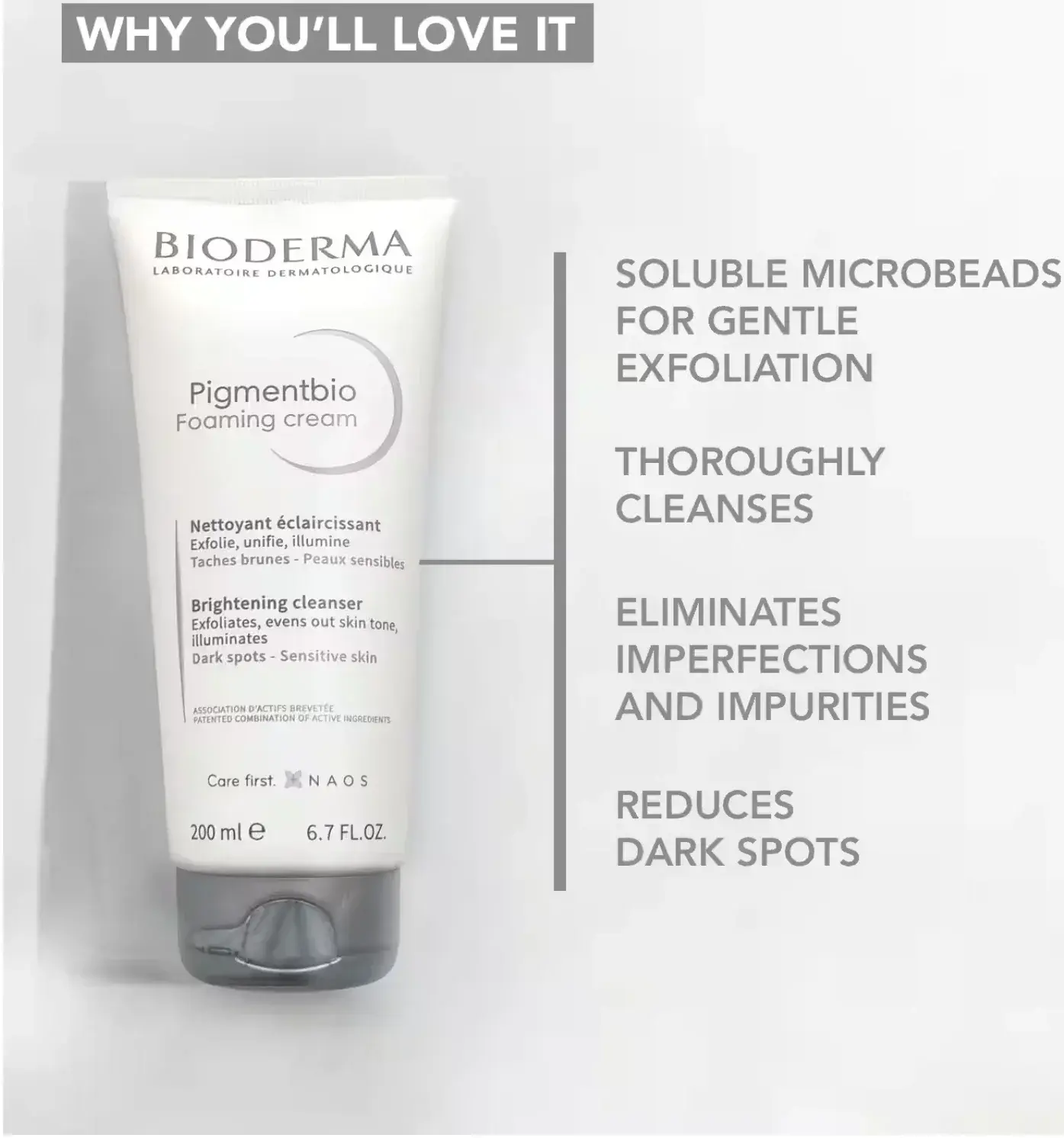 Bioderma Pigmentbio Brightening Anti-Dark Spot Foaming Cream 200ml