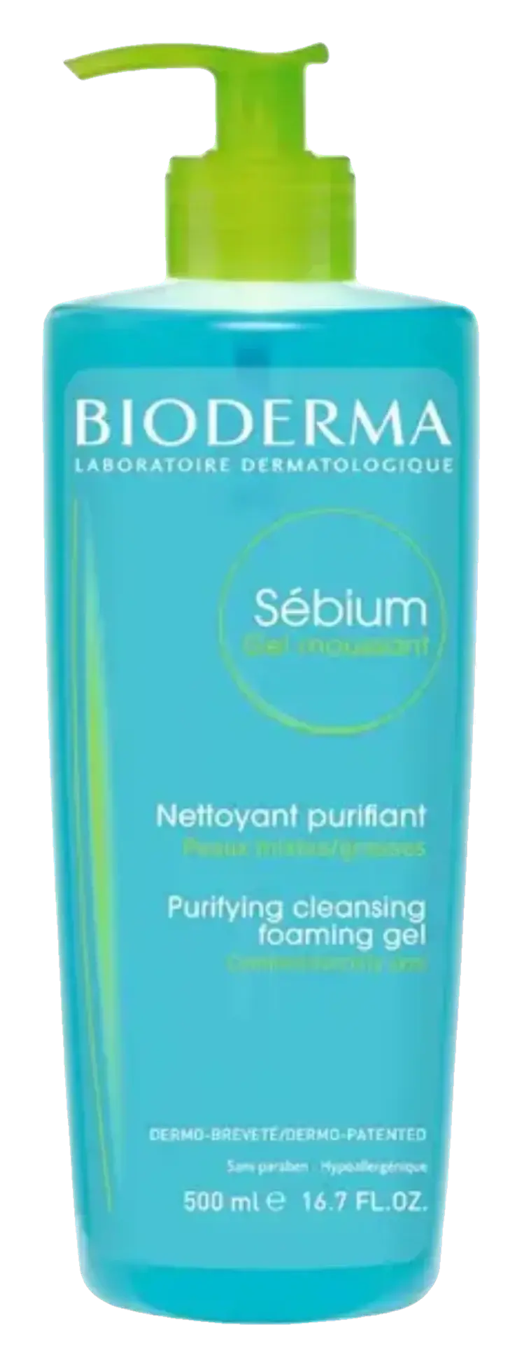 Bioderma Sebium Moussant Purifying Foaming Gel for Oily Skin 500ml pack