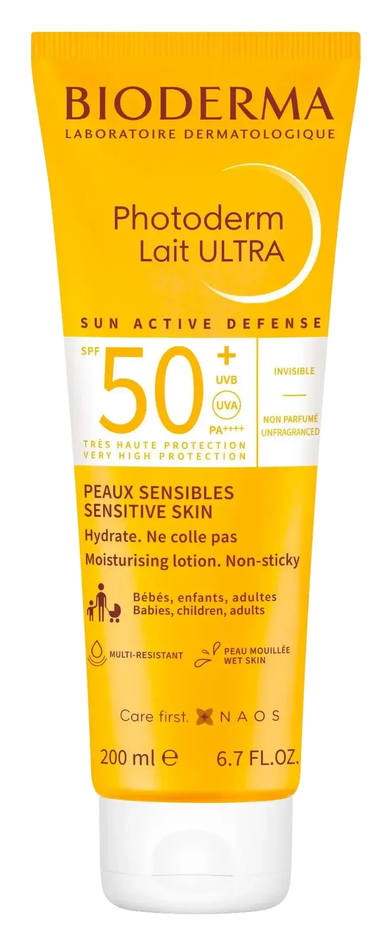 Bioderma Photoderm Ultra SPF50 Sun Protection Body Milk 200ml pack
