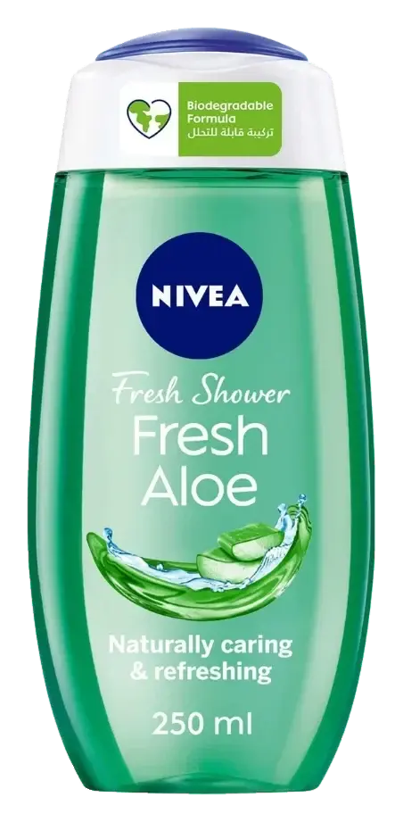 Nivea Fresh Aloe Shower Gel 250mL pack