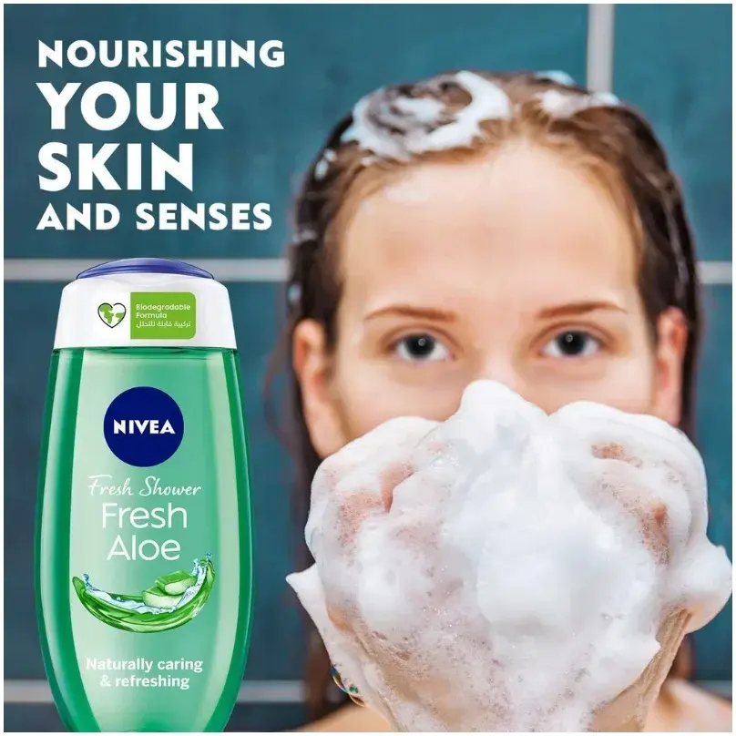 Nivea Fresh Aloe Shower Gel 250mL