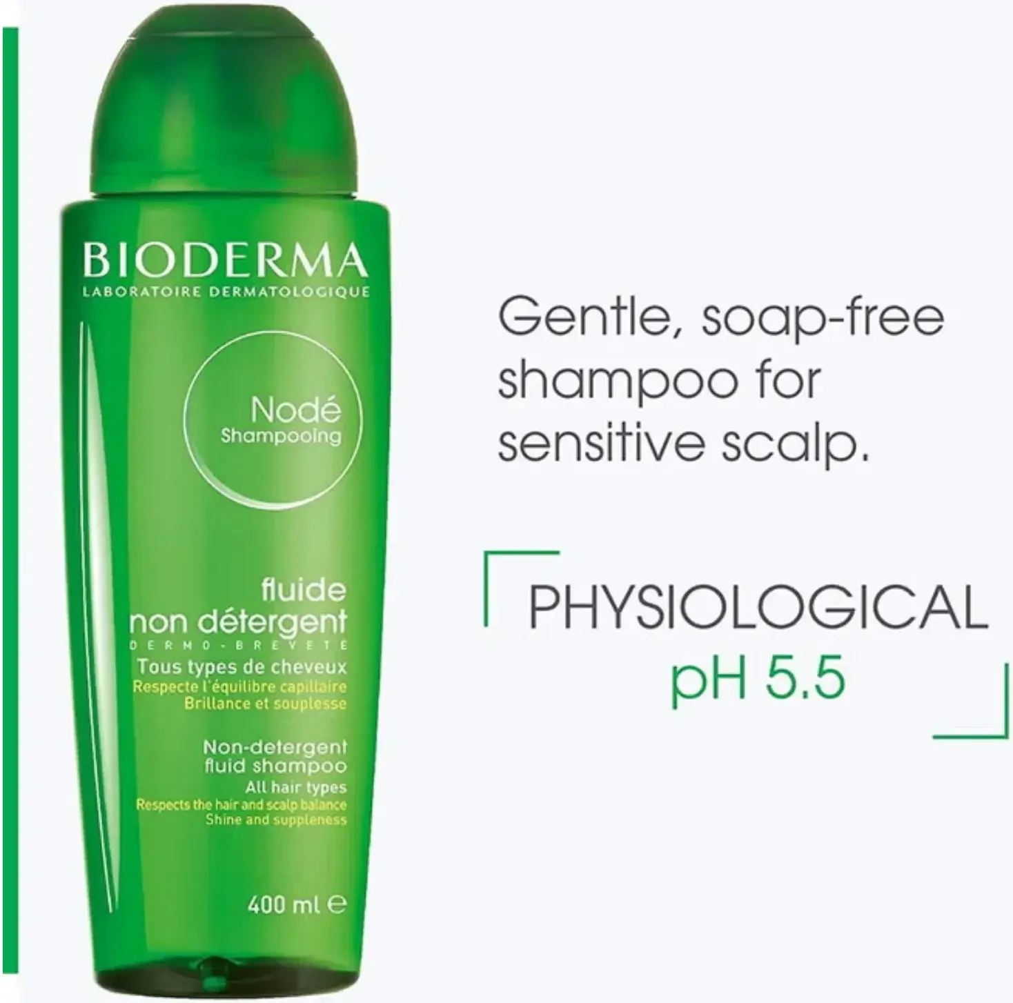 Bioderma Node Fluid Gentle Everyday Cleansing Shampoo 400ml