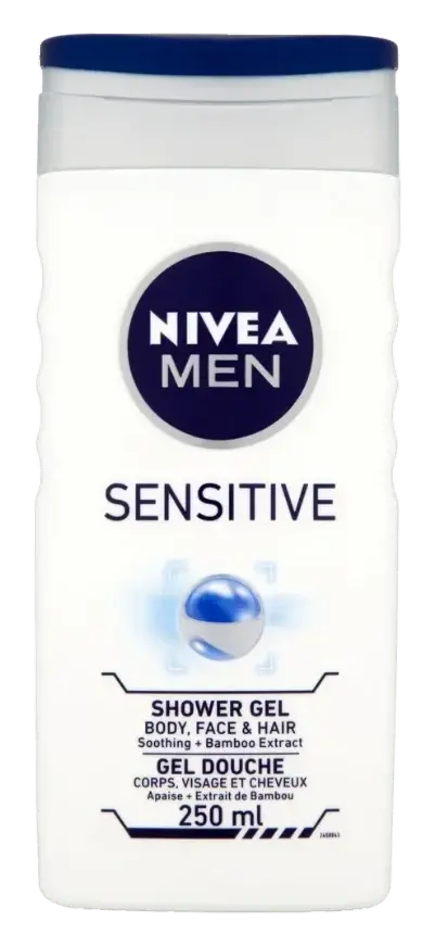 Nivea Men Sensitive Shower Gel 250mL pack