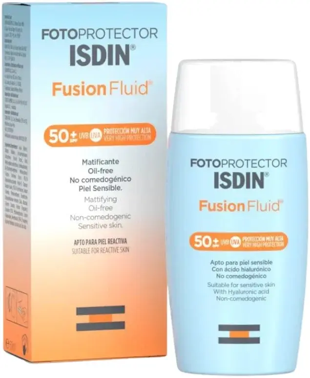 Isdin Foto Protector Fusion Fluid Spf50+ Matte For Sensitive Skin 50mL pack