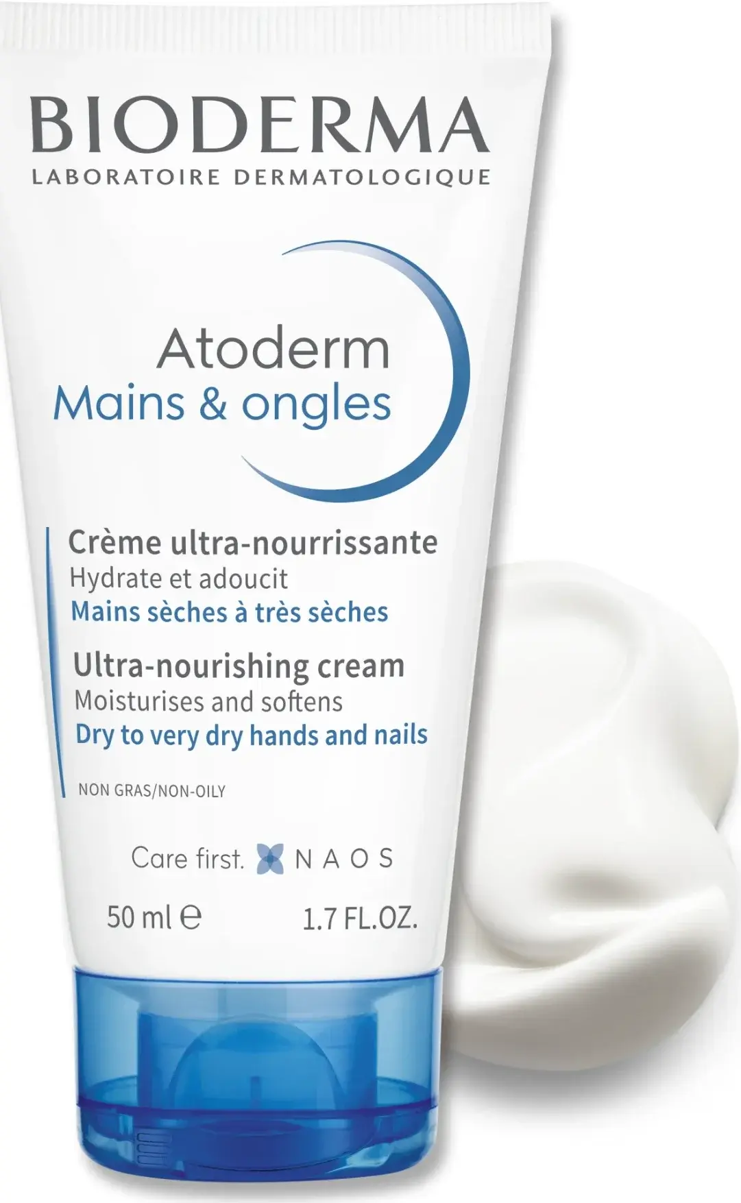 Bioderma Atoderm Nourishing Hand & Nail Cream for Dry Skin 50ml