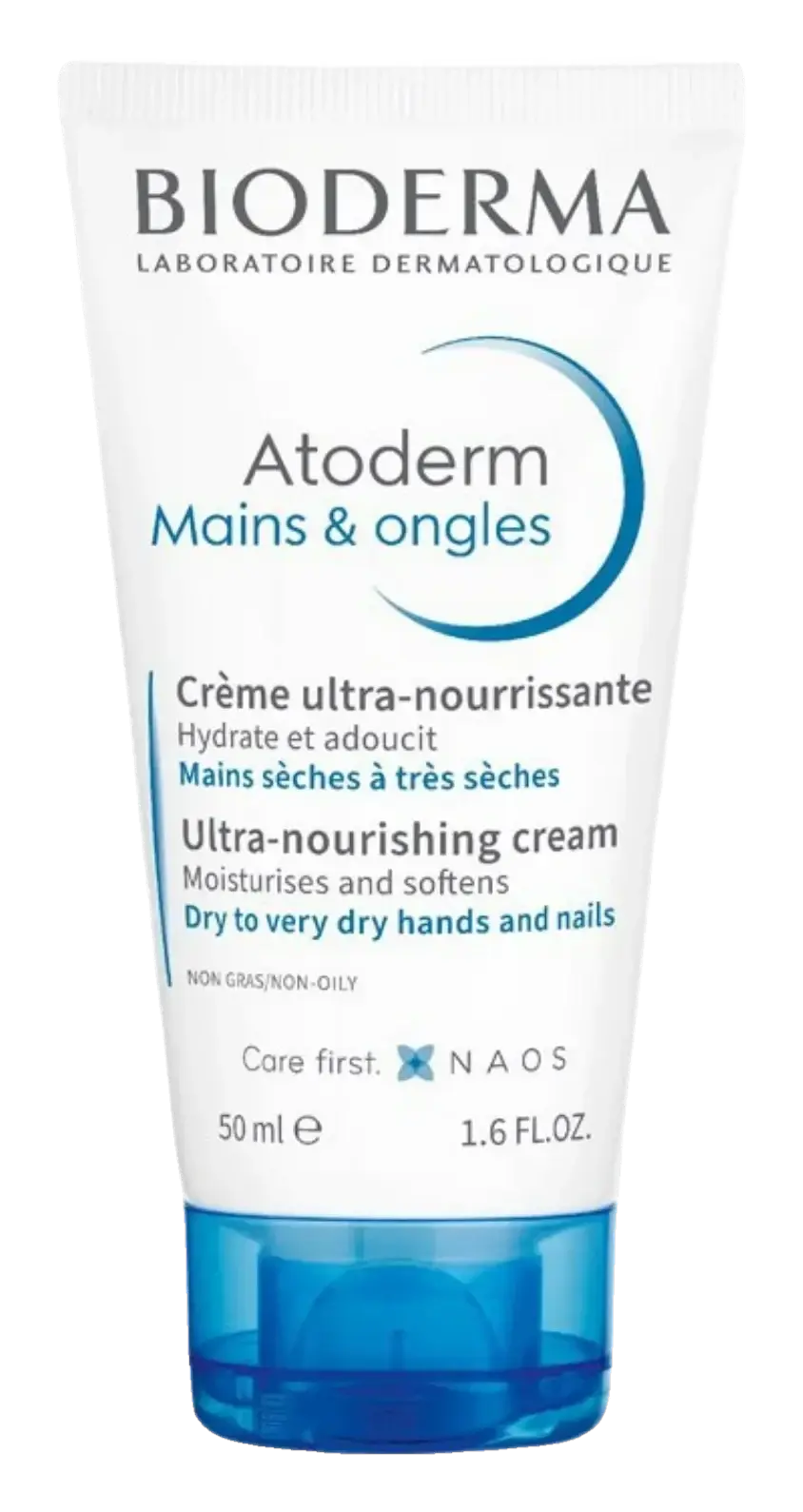Bioderma Atoderm Nourishing Hand & Nail Cream for Dry Skin 50ml pack