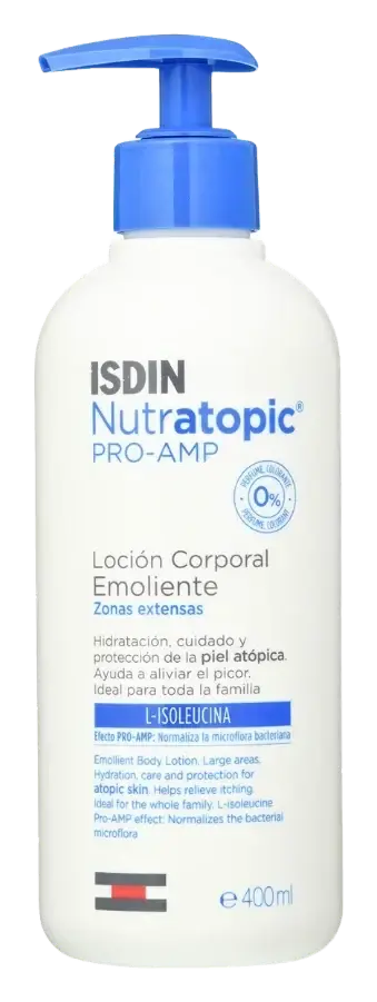 Isdin Nutratopic Pro-Amp Lotion 400mL pack