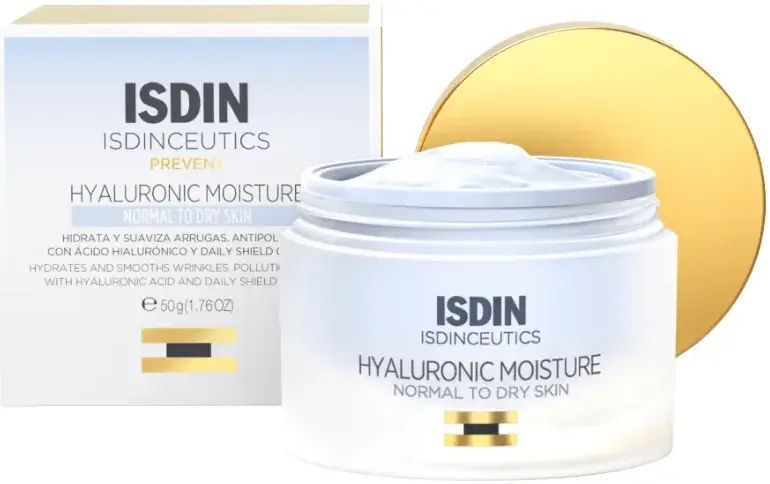 Isdin Ceutics Hyaluronic Moisturizer For Normal To Dry Skin 50G pack