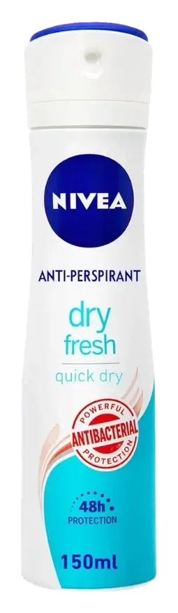 Nivea Dry Fresh Deodorant Spray 150mL pack