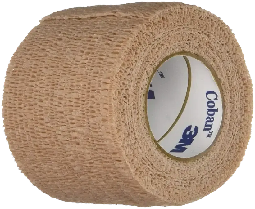 3M Coban Self-Adherent Wrap 1 inch x 5 yards pack