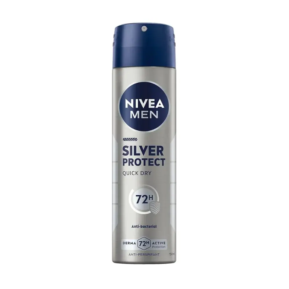 Nivea Men Silver Protect Body Spray 150mL pack