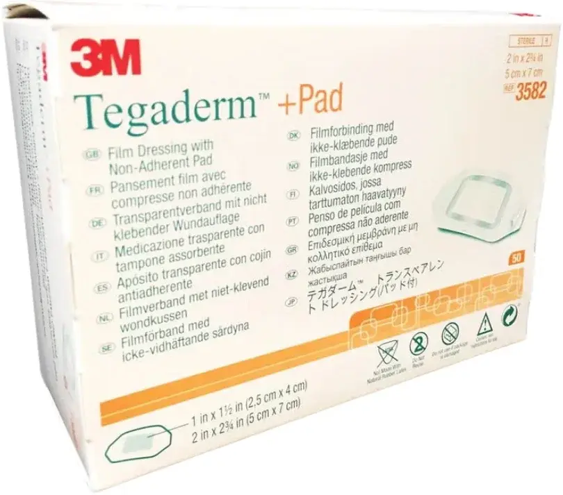 3M Tegaderm Plus Pad 5x7cm 3582 1s pack
