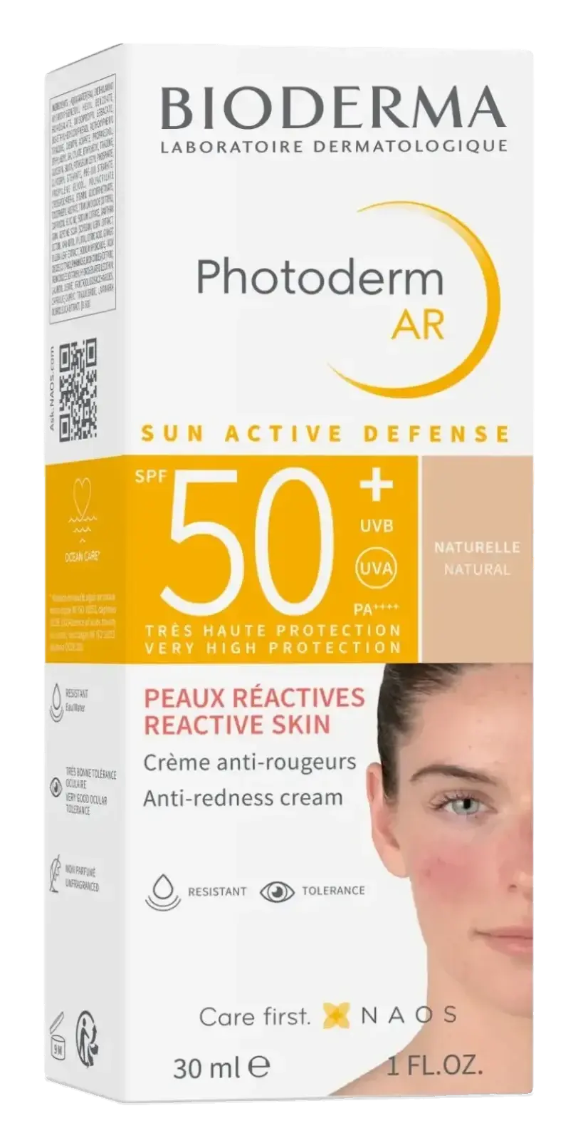 Bioderma Photoderm AR SPF50+ Anti-Redness Tinted Sunscreen Cream 30ml pack