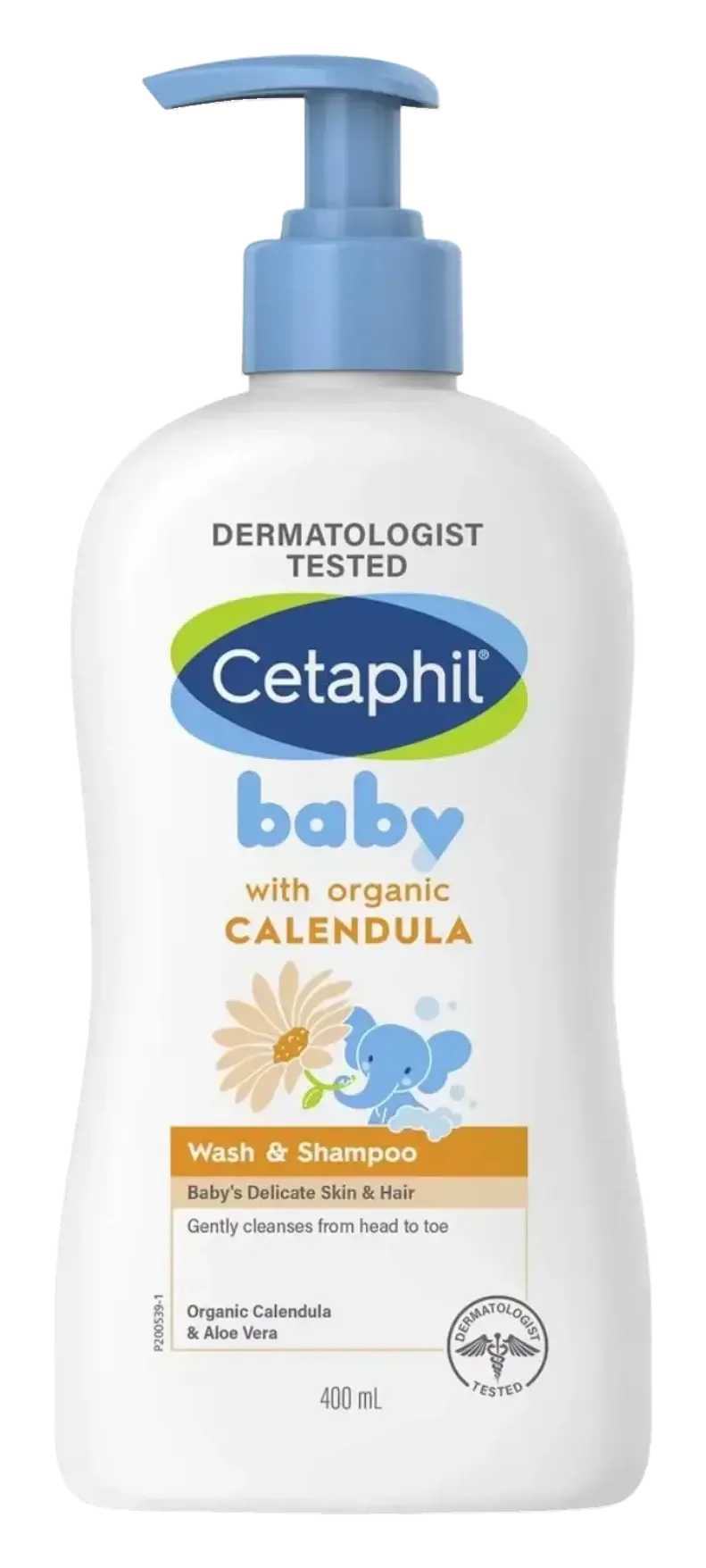 Cetaphil Baby Calendula Gentle Hair & Body Wash with Pump 400ml pack