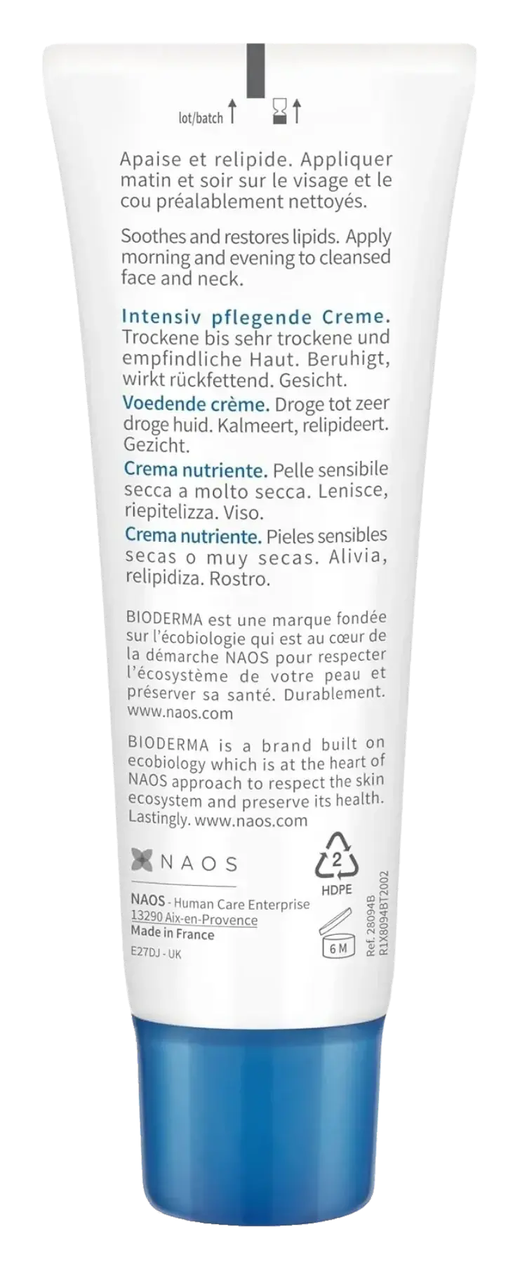 Bioderma Atoderm Nutritive Nourishing Face Cream for Dry Skin 40ml