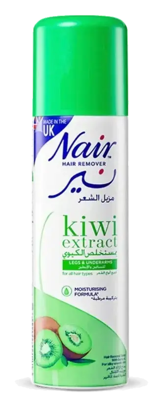 Nair Hair Removal Spray Kiwi 200mL pack