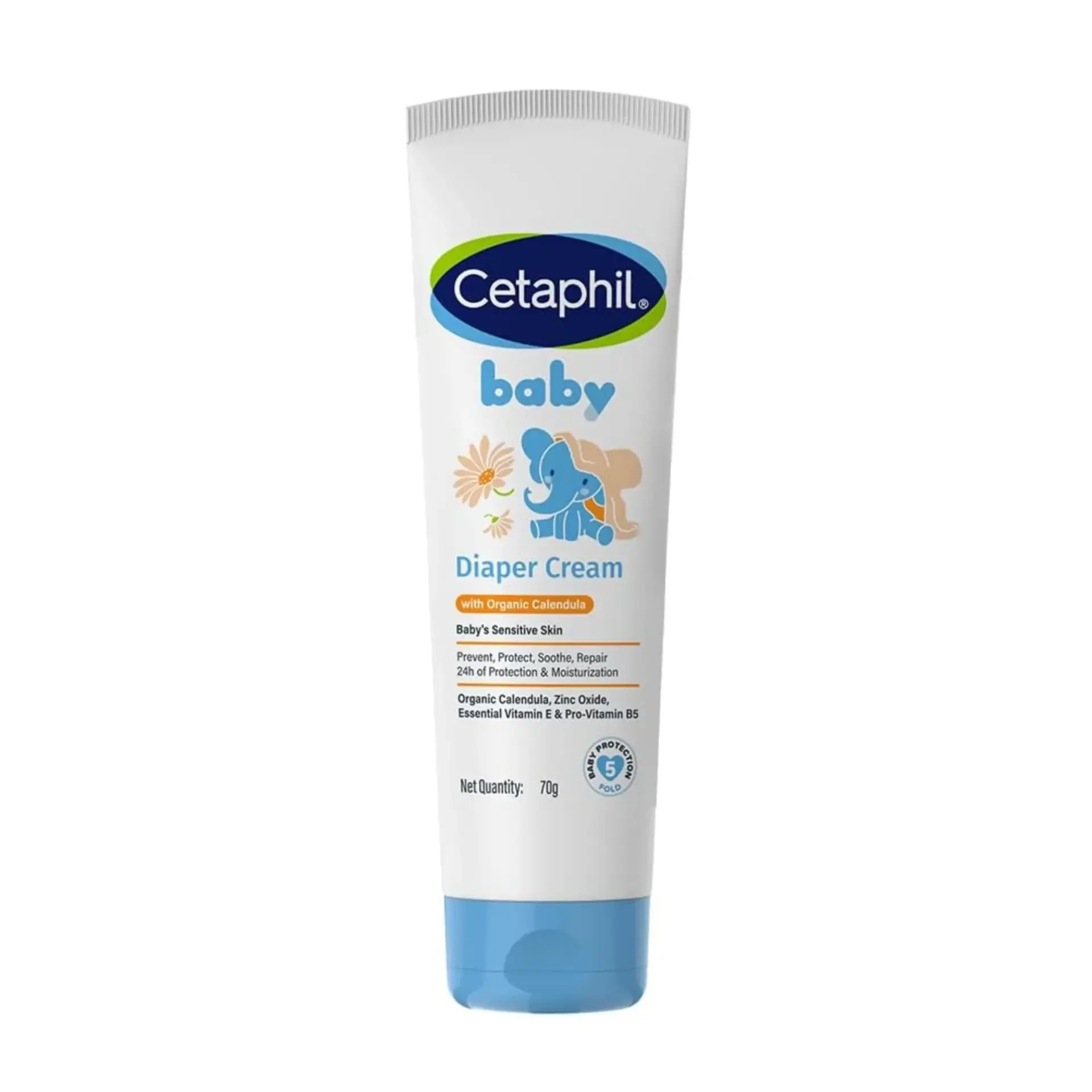 Cetaphil Baby Organic Calendula Nappy Rash Barrier Diaper Cream 70g pack