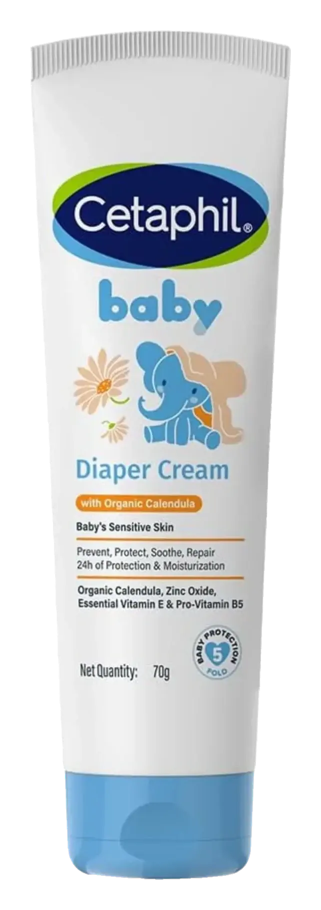 Cetaphil Baby Organic Calendula Nappy Rash Barrier Diaper Cream 70g pack