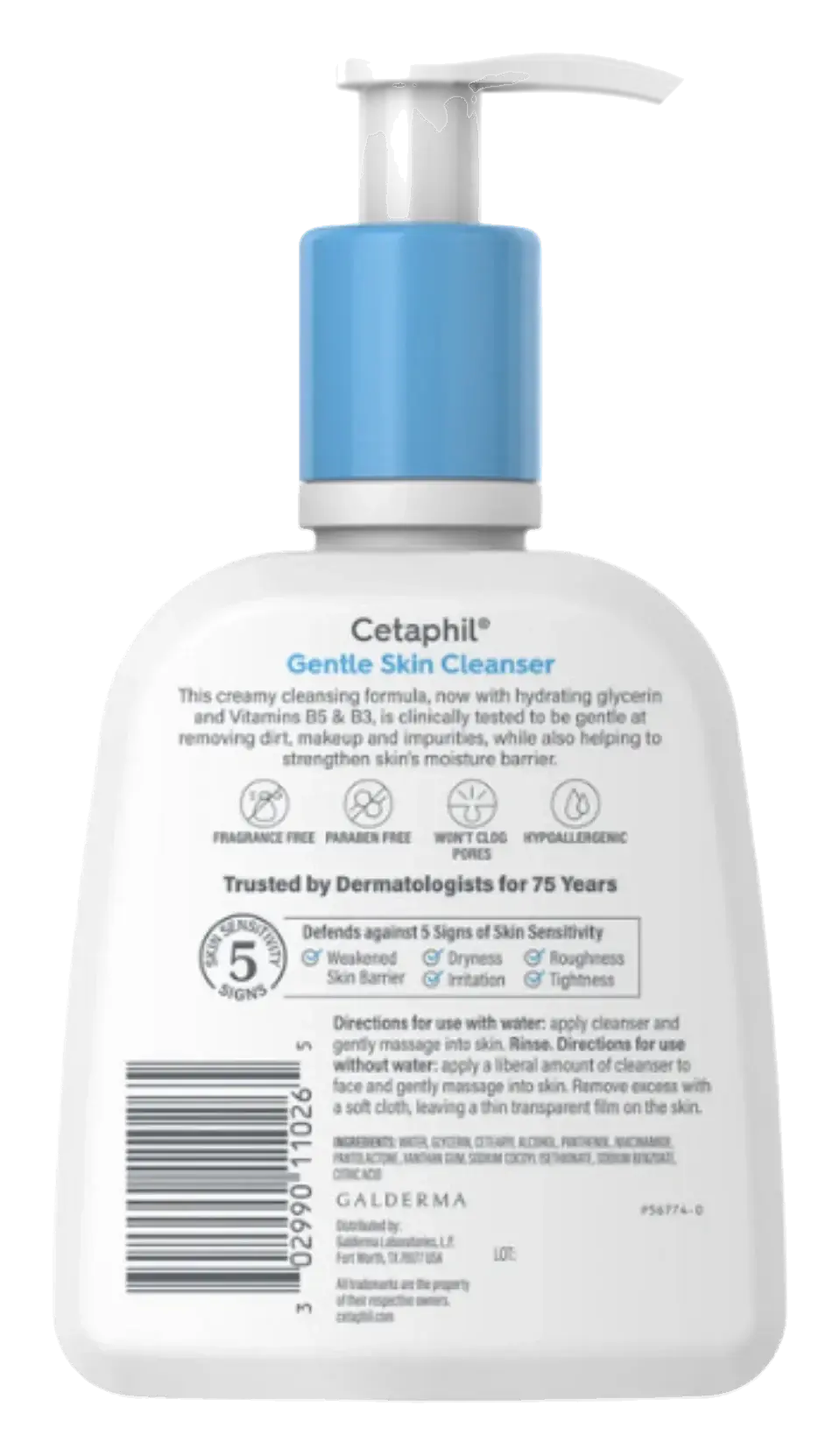 Cetaphil Gentle Non-Irritating Daily Skin Cleanser 236ml