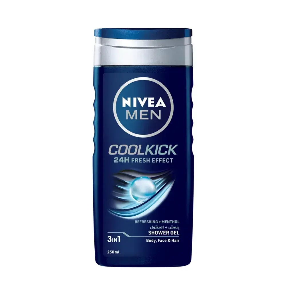 Nivea Nv602 Cool Kick Shower Gel Men 250mL pack