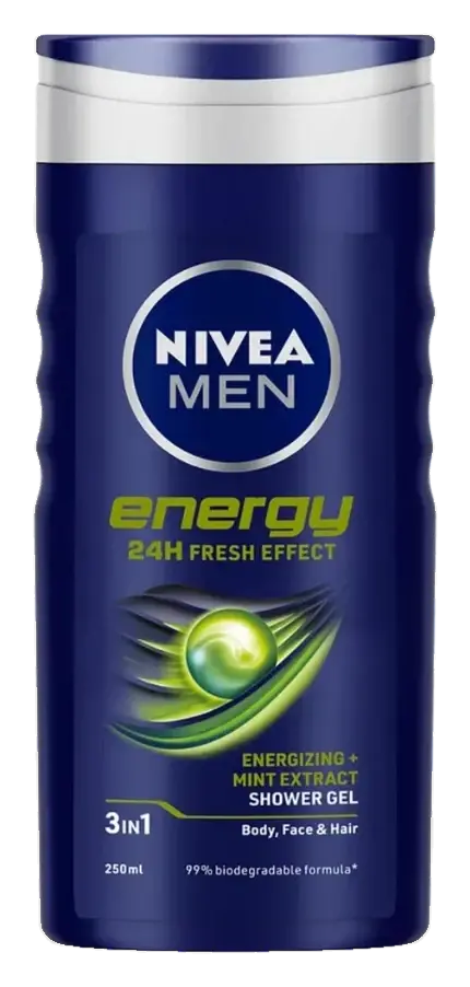 Nivea Nv605 Shower Energy Gel 250mL pack