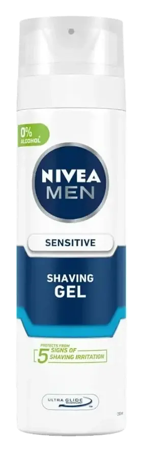 Nivea Nv792 Sensitive Shaving Gel 200mL pack