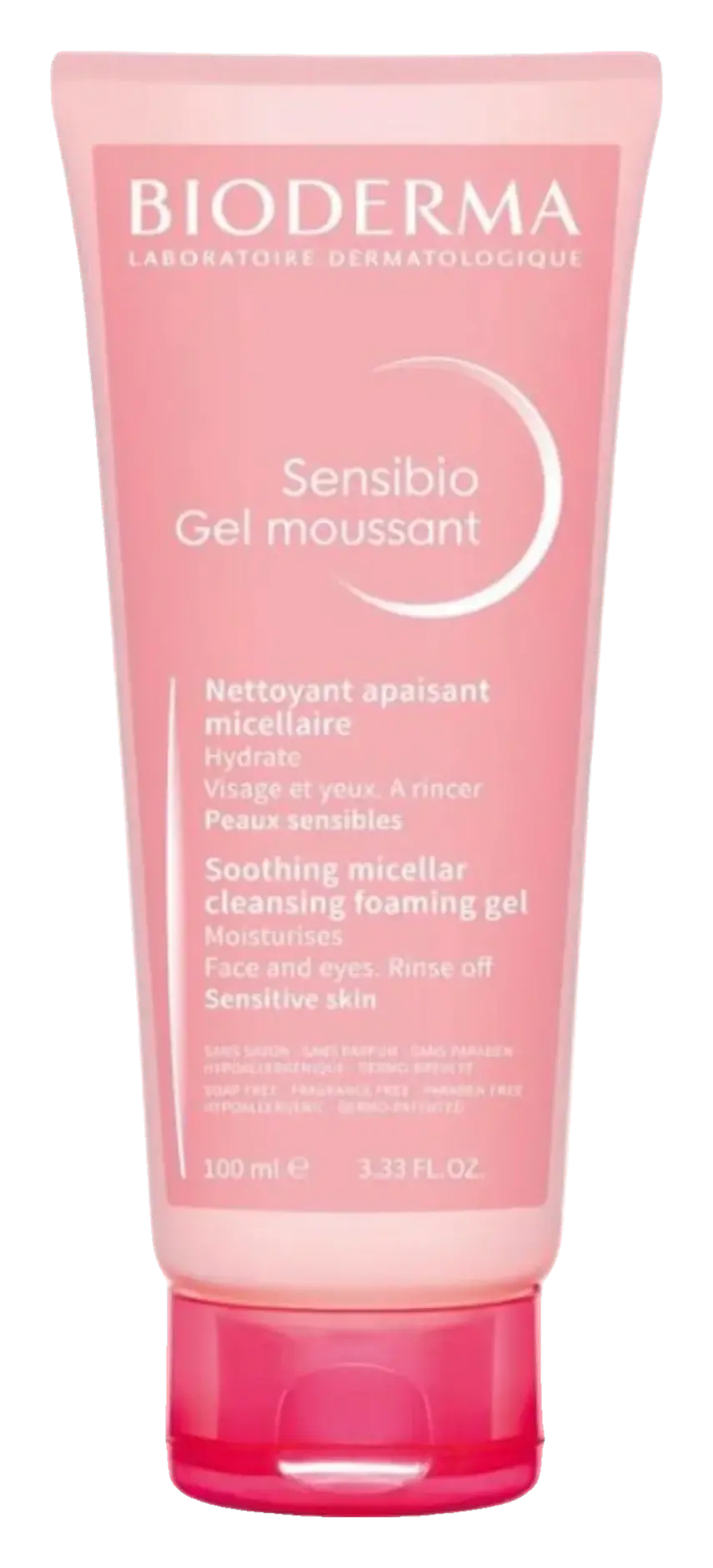 Bioderma Sensibio Soothing Micellar Cleansing Foaming Gel for Sensitive Skin 100ml pack
