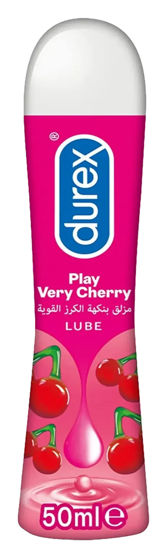 Durex Play Very Cherry Flavoured Intimate Lubricant Gel 50ml pack