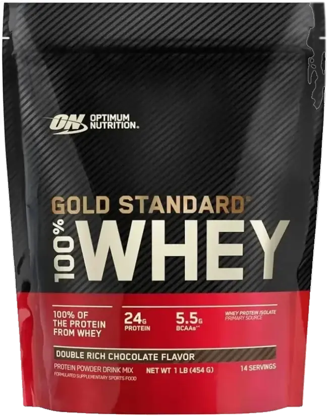 Optimum Nutrition 100% Whey Gold Standard Double Rich Chocolate 1Lb pack