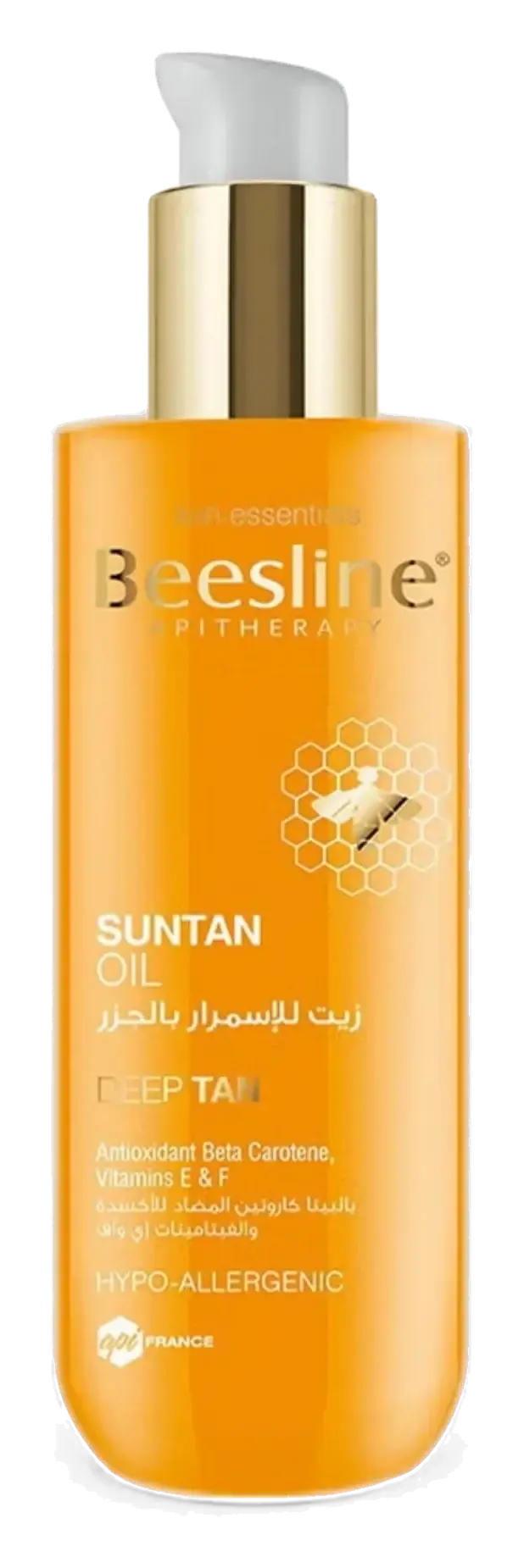 Beesline Sun Tan Body Oil Deep Tanning 200ml pack