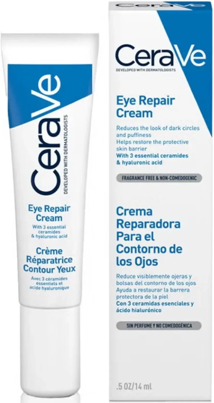 CeraVe Eye Repair Cream for Dark Circles & Puffiness 14ml