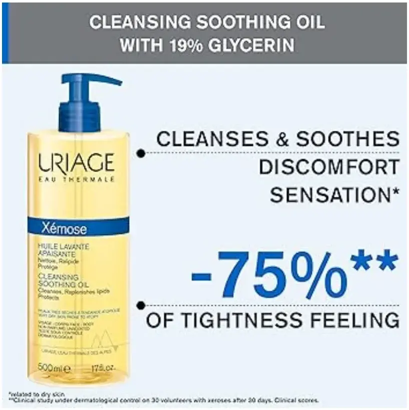 Uriage Xemose Cleansing Soothing Oil 500Ml