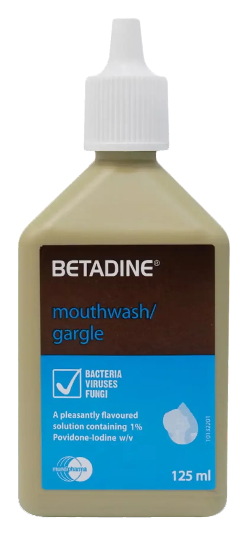Betadine Povidone-Iodine Antiseptic Gargle & Mouthwash 125ml