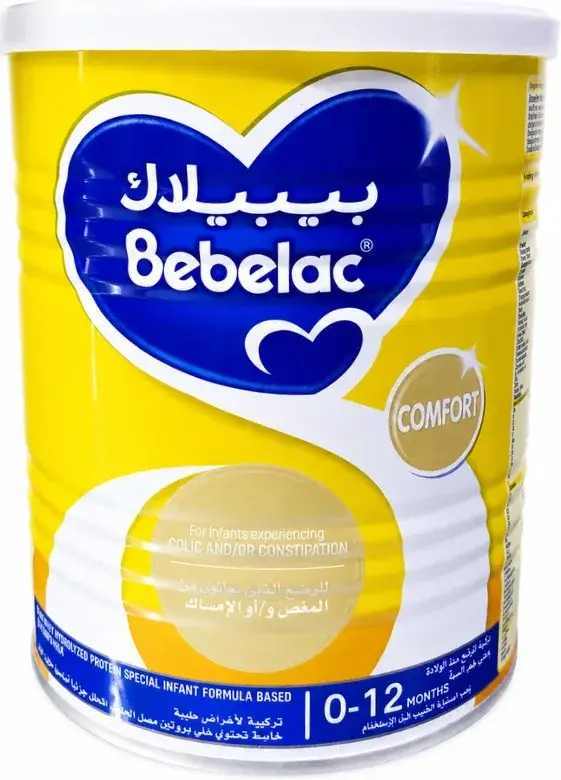 Bebelac Comfort Formula Milk For 0-12 Months Infants 400G pack
