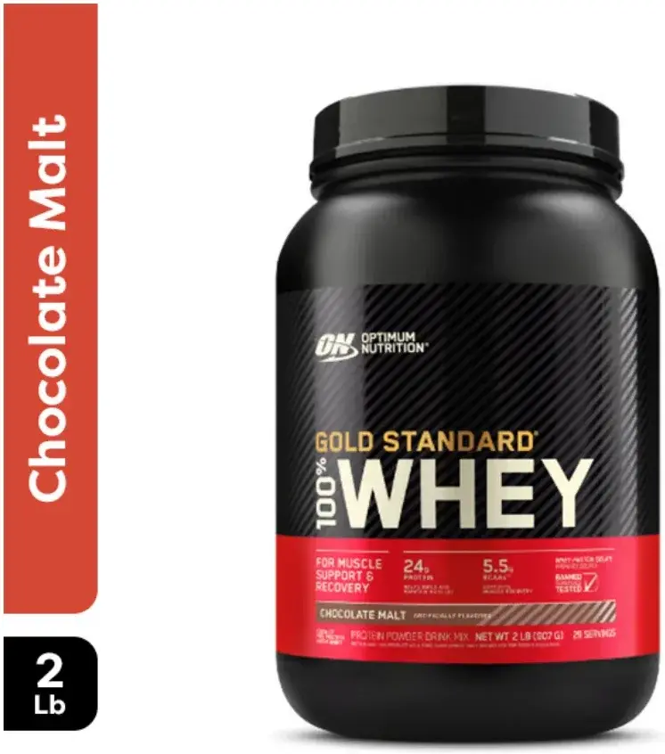 Optimum Nutrition 100% Whey Gold Standard Chocolate Malt 2Lb pack