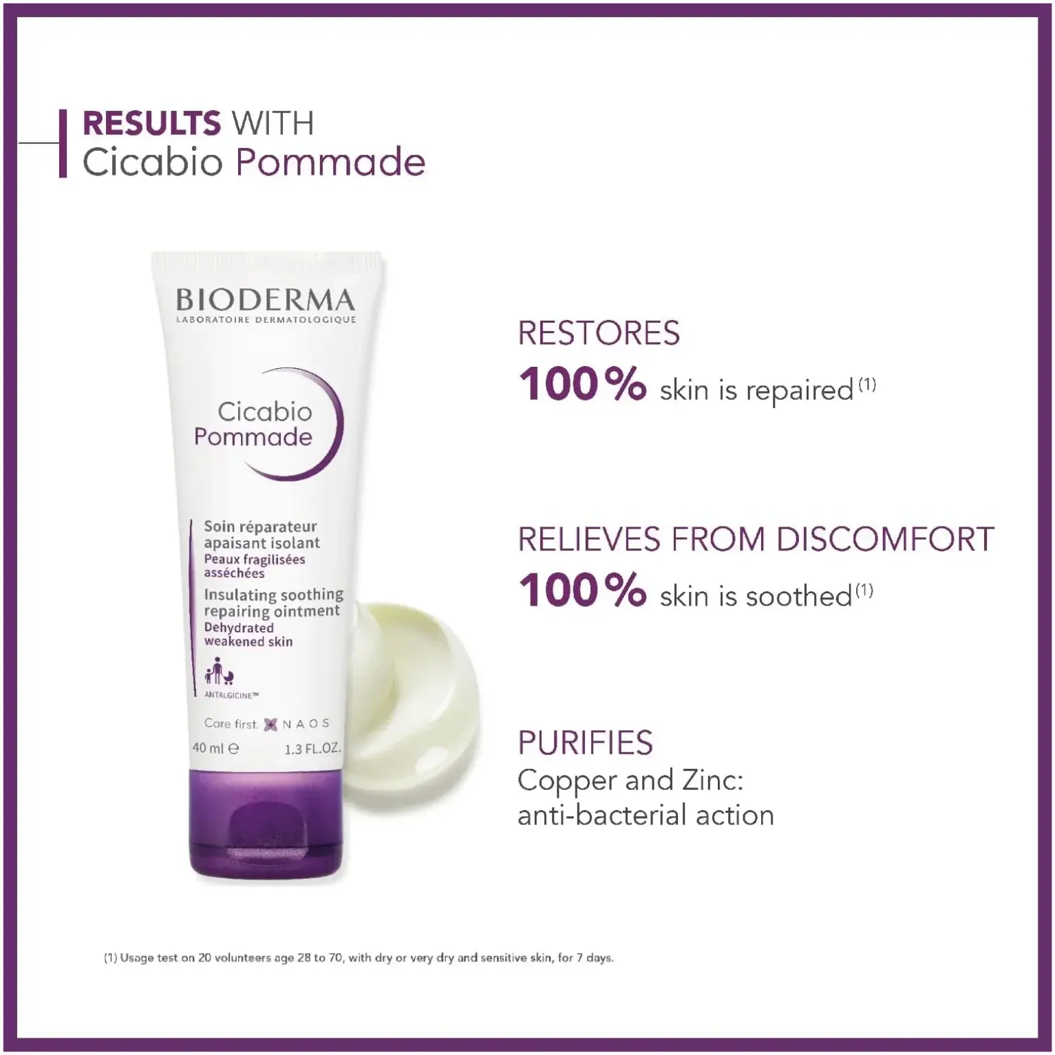 Bioderma Cicabio Soothing & Repairing Protective Skin Ointment 40ml