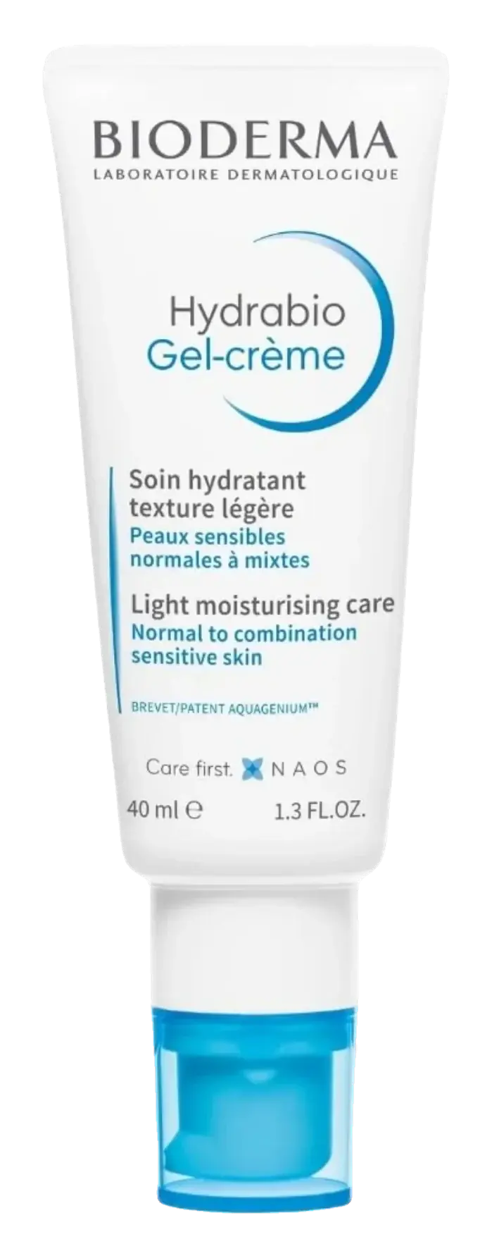 Bioderma Hydrabio Gel-Cream Lightweight Moisturiser for Sensitive Skin 40ml pack
